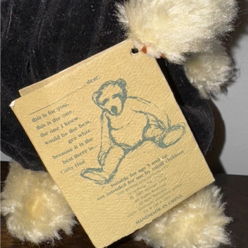 BOYDS BEARS Felina B Catterwall 8" Kitten Cat J.B Bean Series VTG Tabby RETIRED - Picture 7 of 9